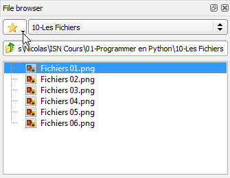 Fichiers