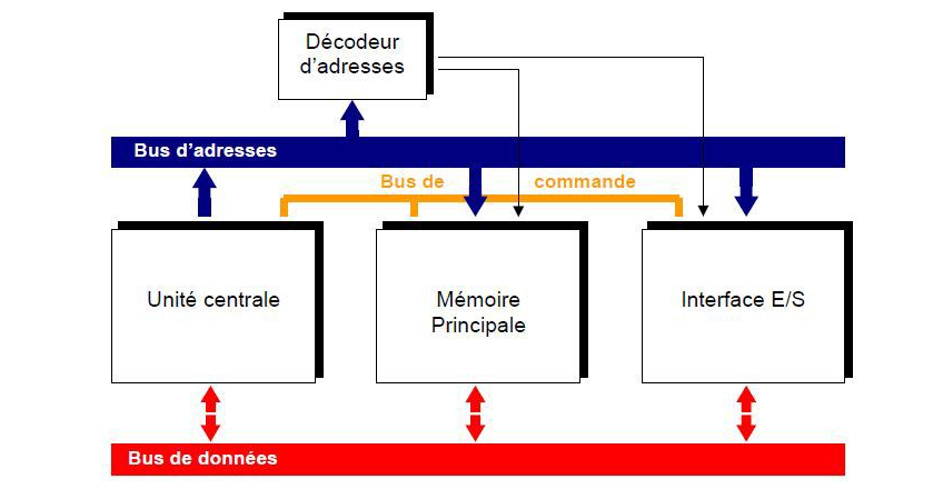 Schéma du modèle de Von Neumann