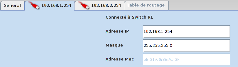 Routage automatique - configuration