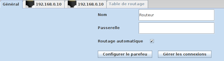 Routage automatique